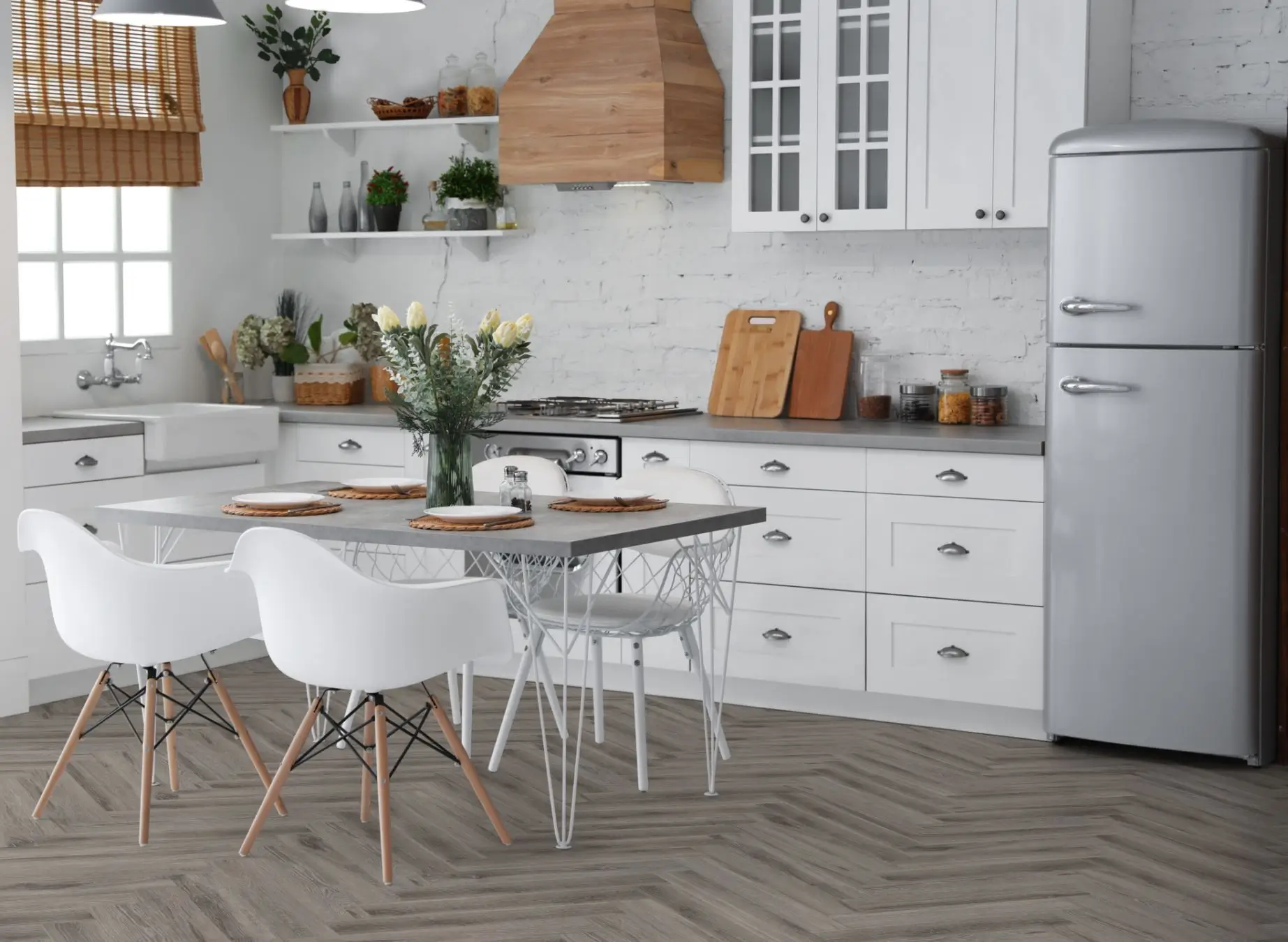 Lignum Core Rustic Grey Oak Herringbone - Image 2