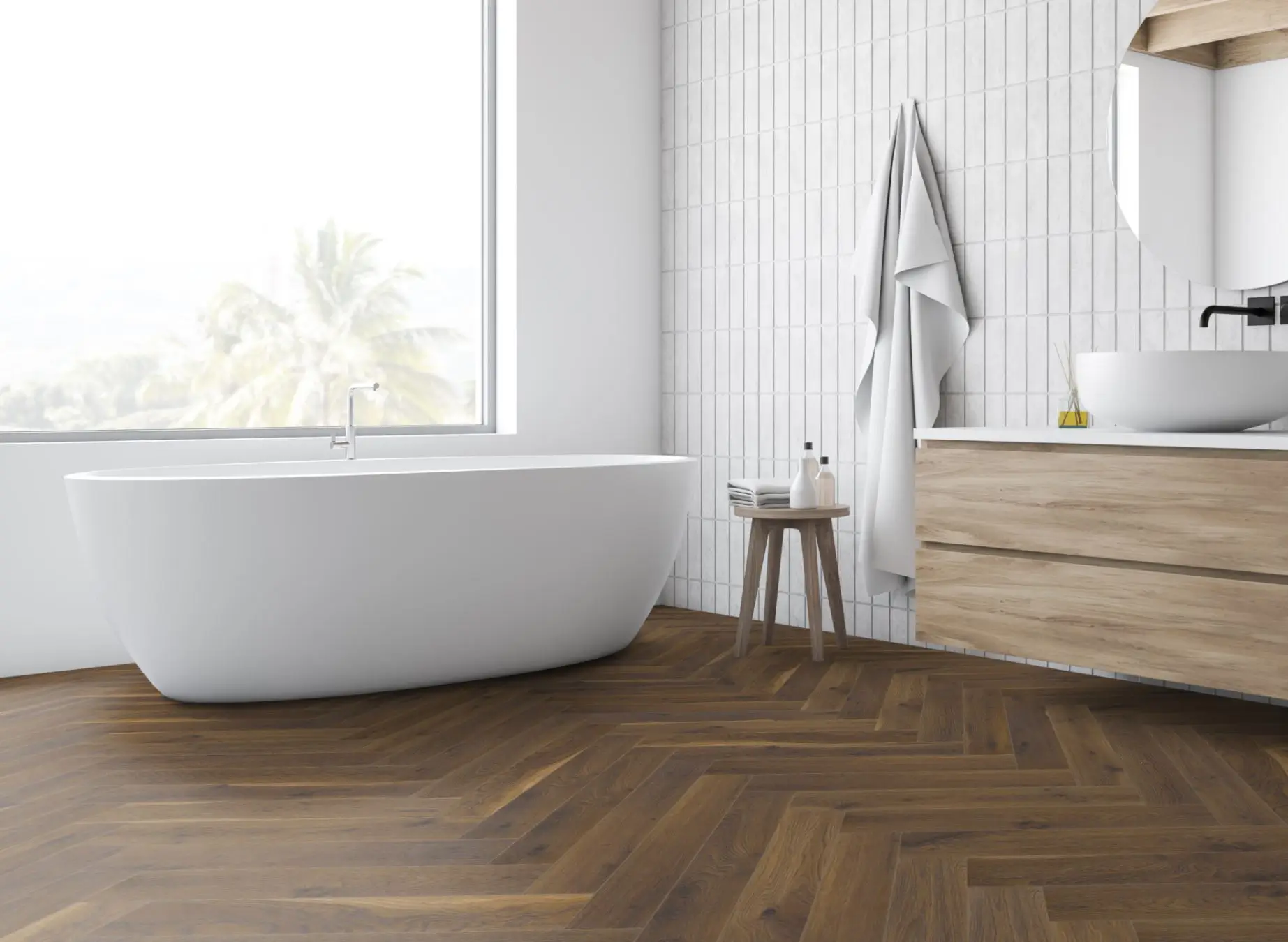 Lignum Fusion Premium Coffee Oak Herringbone - Image 6