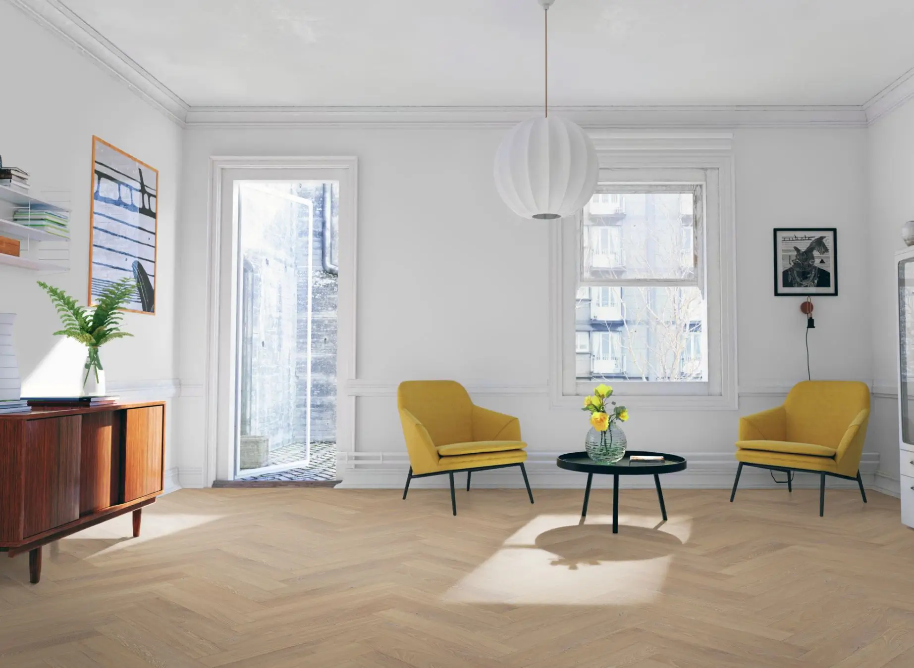 Lignum Fusion Premium Desert Oak Herringbone - Image 4