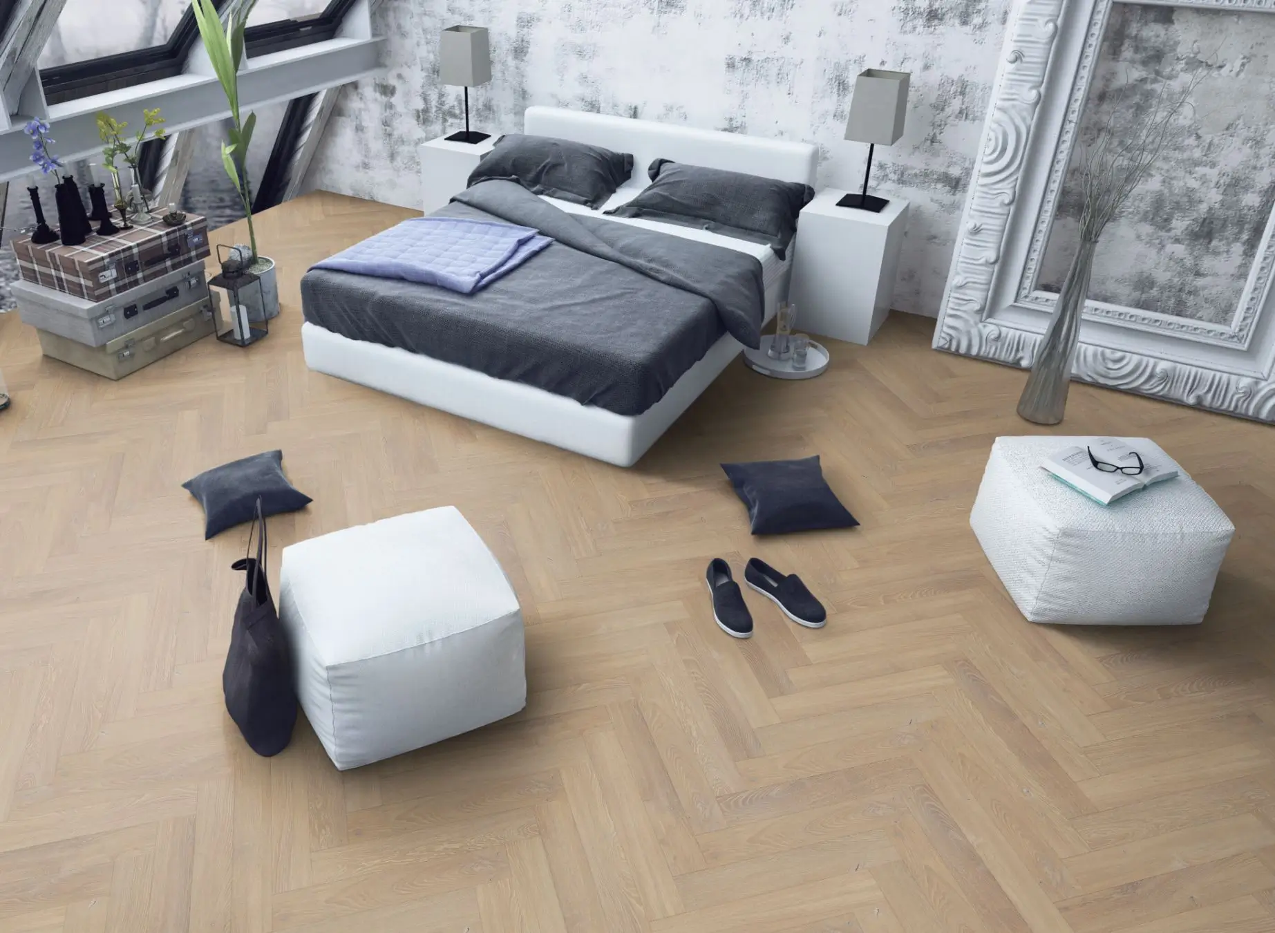 Lignum Fusion Premium Desert Oak Herringbone - Image 6
