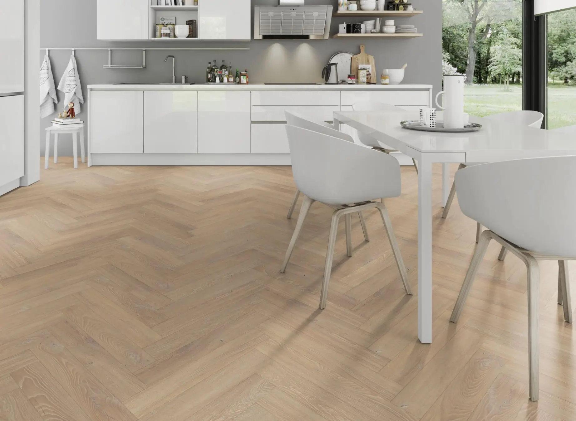 Lignum Fusion Premium Desert Oak Herringbone - Image 5