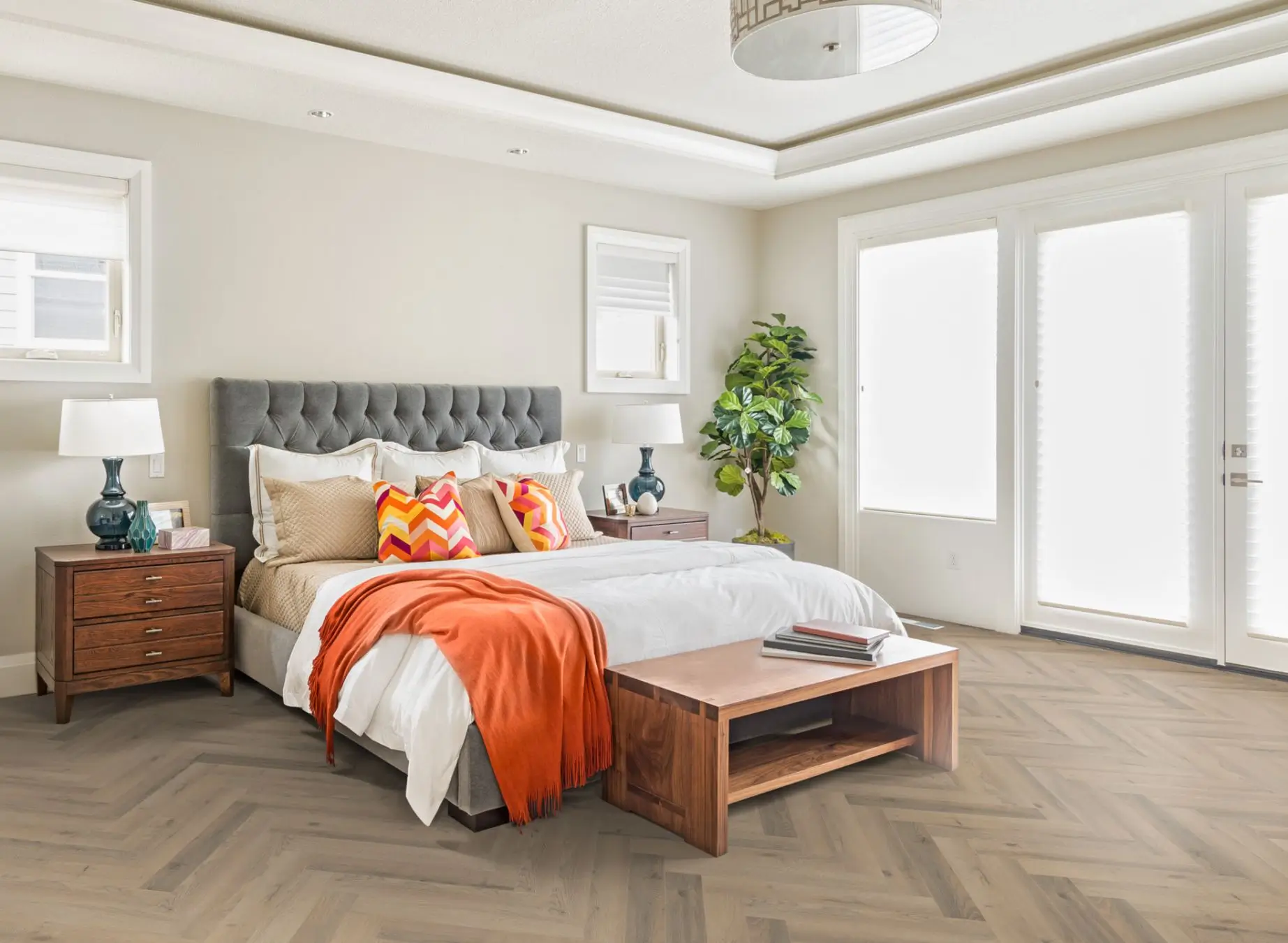 Lignum Fusion Premium Greige Oak Herringbone - Image 6