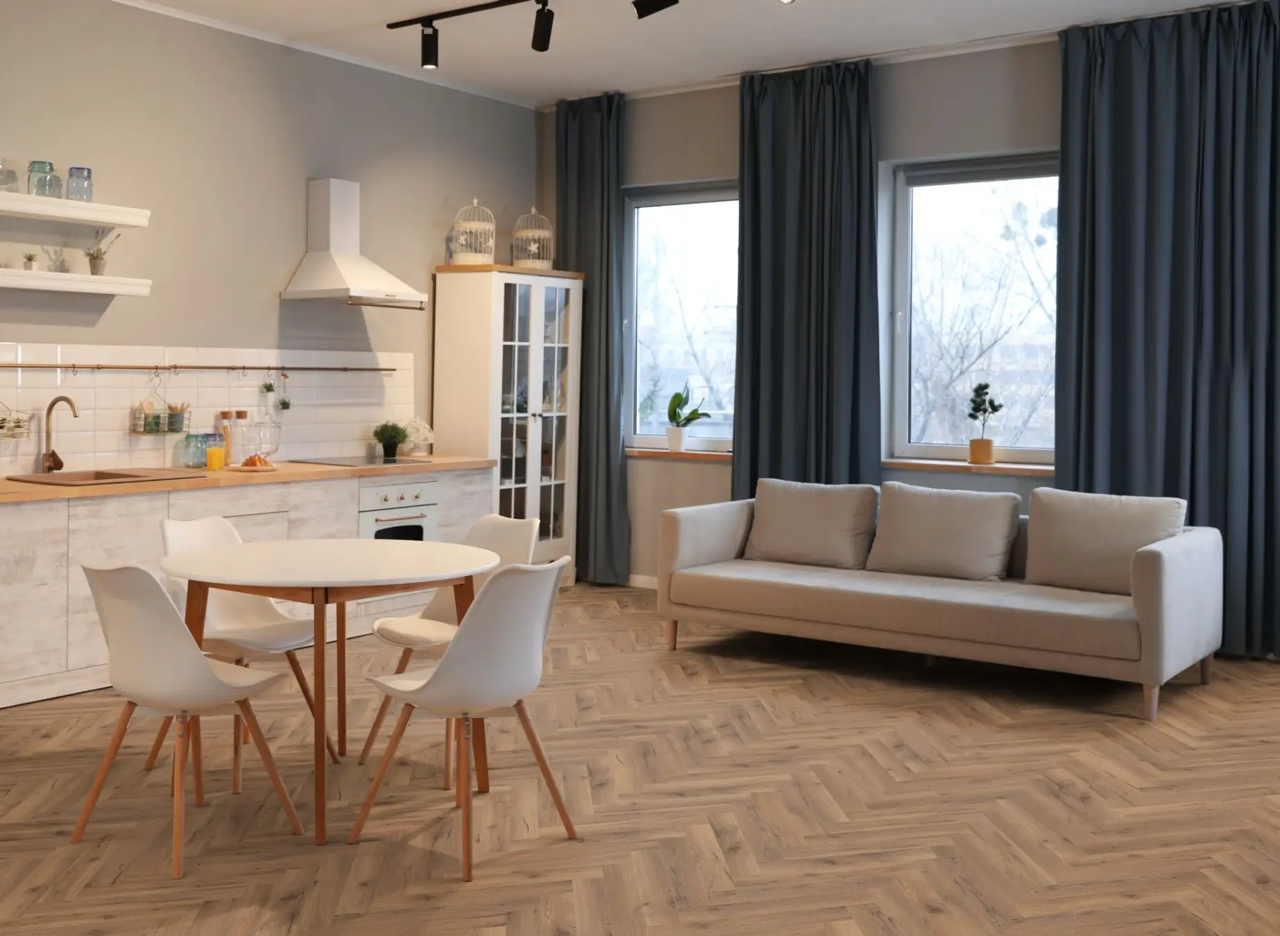 Lignum Fusion Premium Robust Fumed Oak Herringbone - Image 3