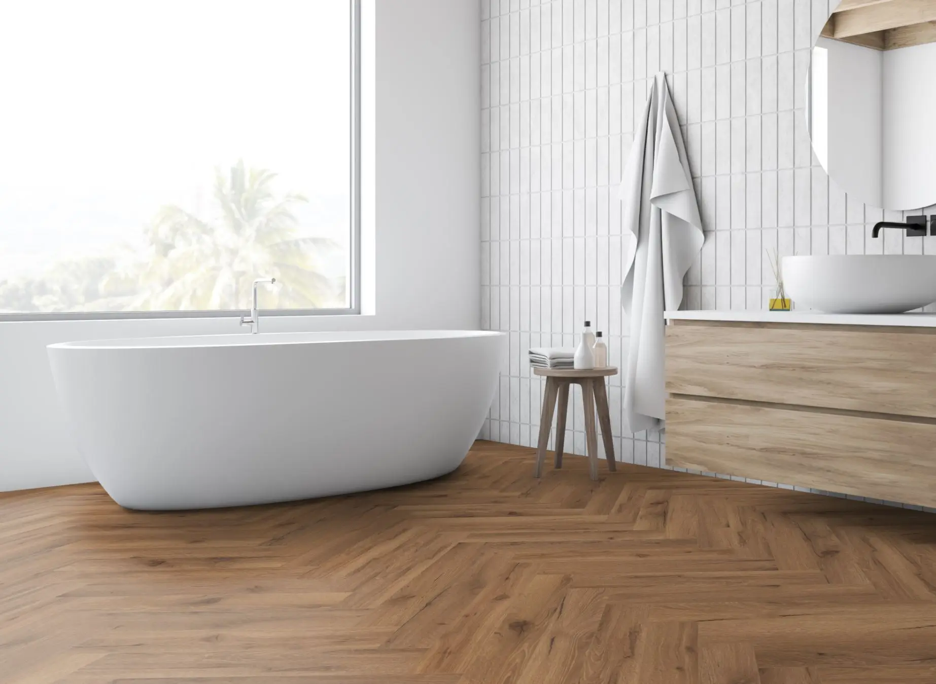 Lignum Fusion Premium Robust Fumed Oak Herringbone - Image 4