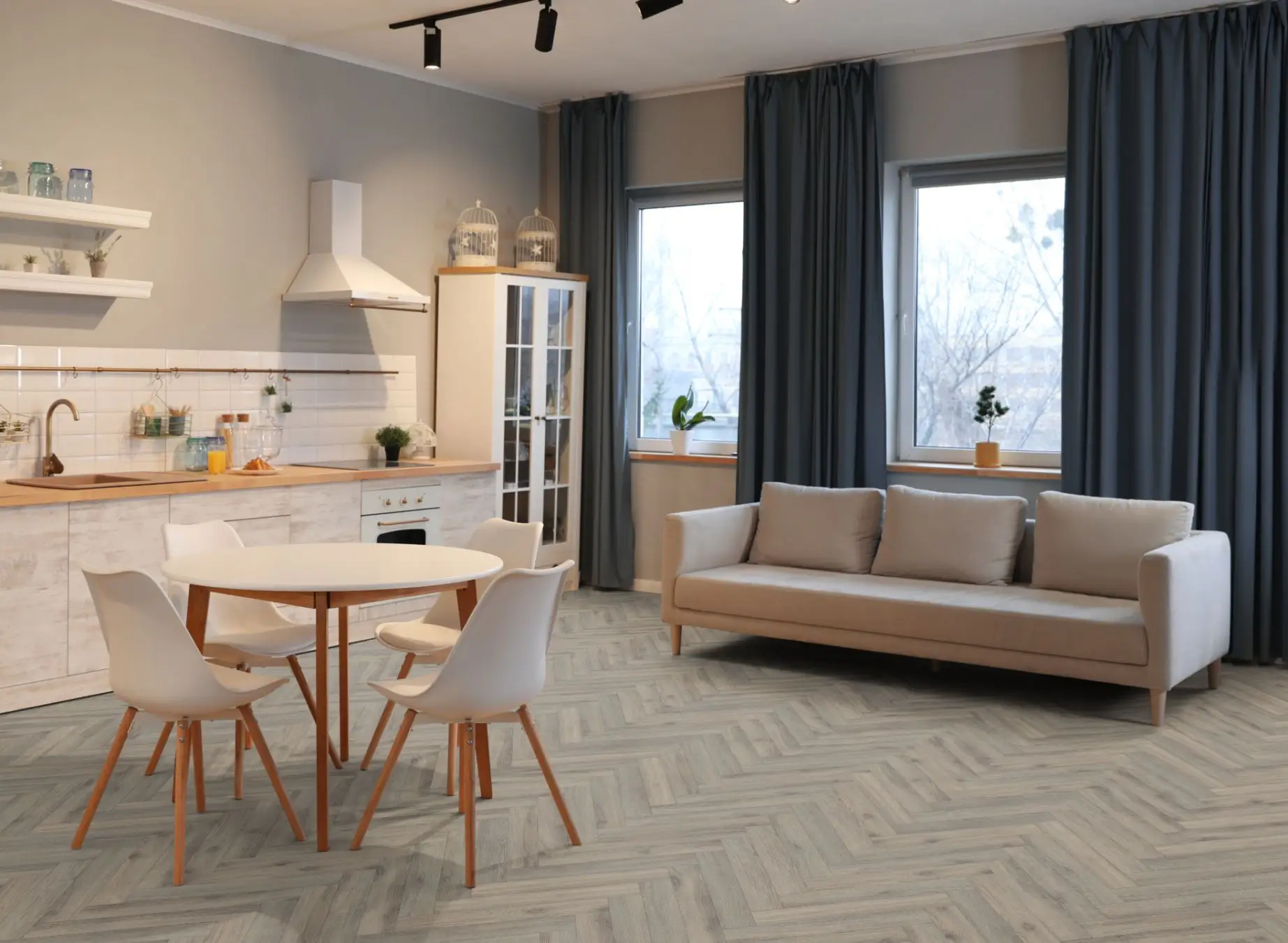 Lignum Fusion Premium Volcanic Oak Herringbone - Image 3