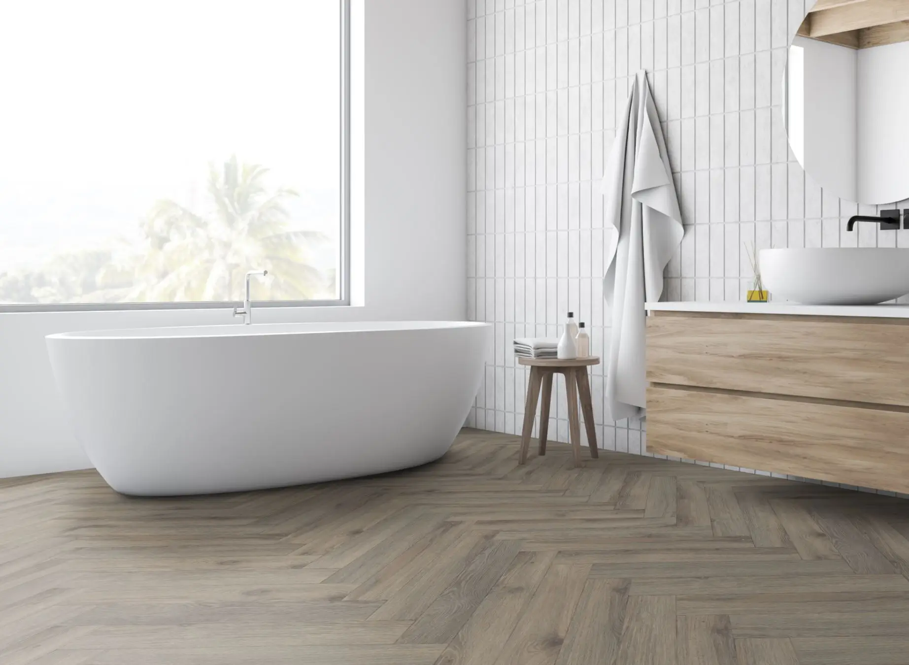 Lignum Fusion Premium Volcanic Oak Herringbone - Image 4