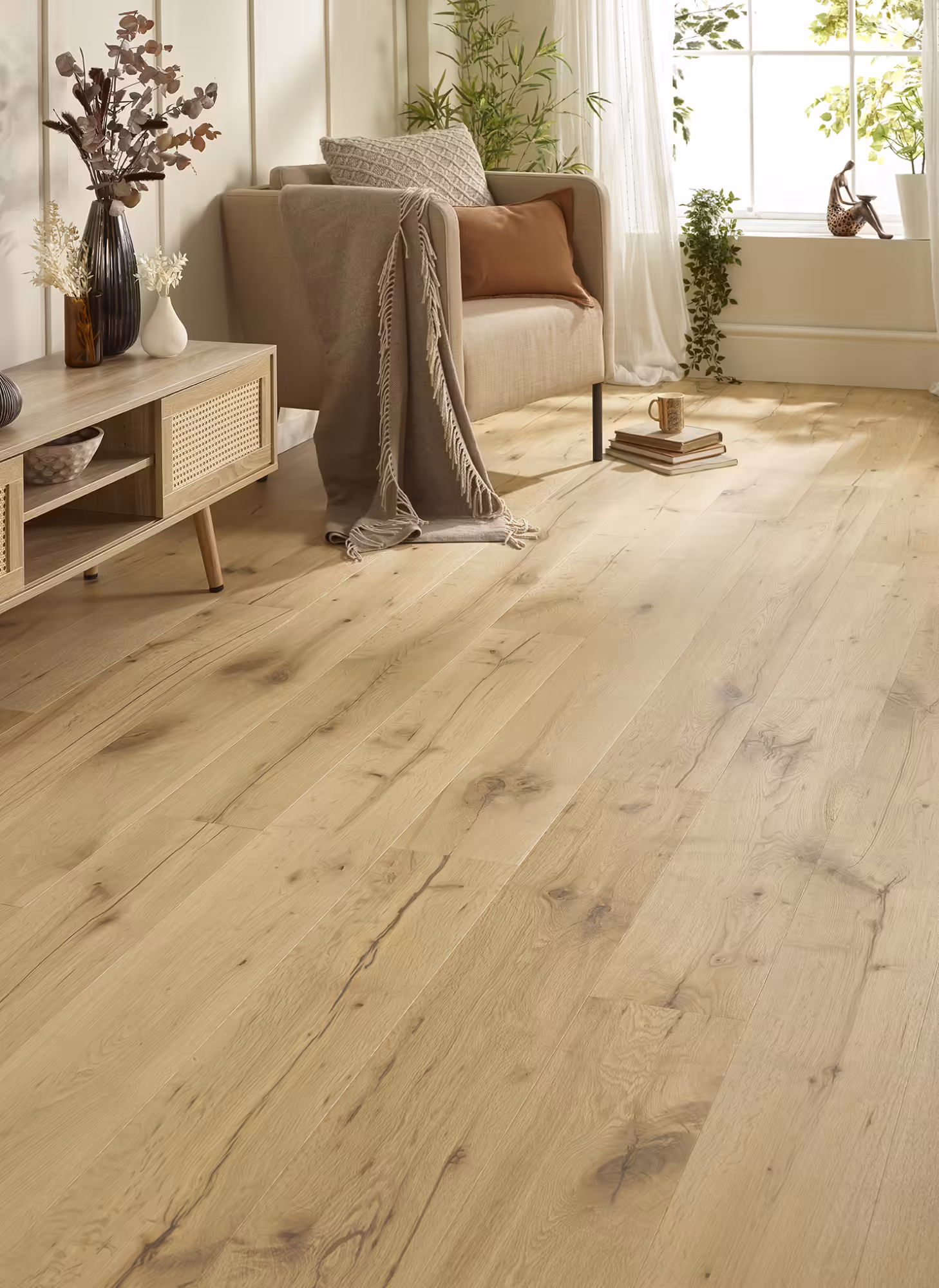 Kensington 14/3 - Natural Brushed & Invisible Oiled